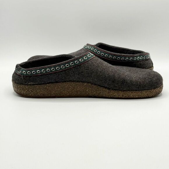 Haflinger Unisex Grizzly Classic Wool Clogs / Gray - Men’s EU 45 - Picture 9 of 12